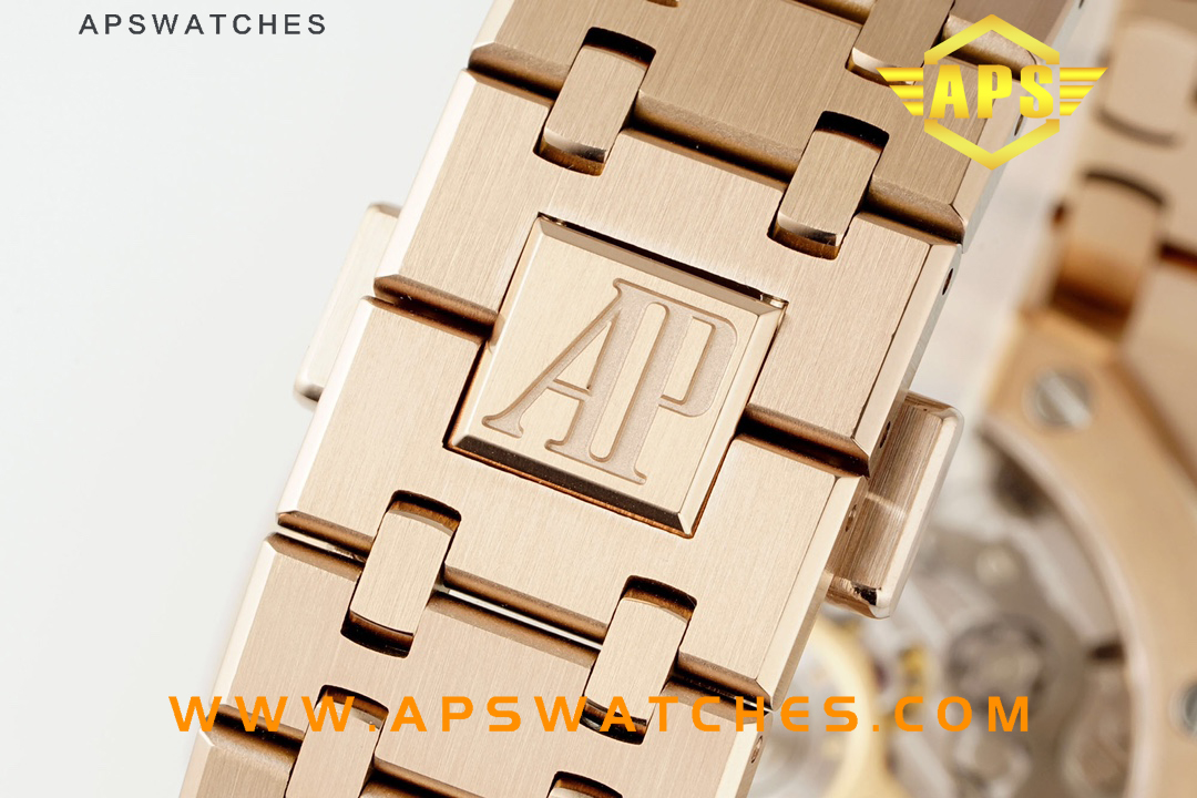 APS厂爱彼皇家26250系列玫瑰金深蓝款复刻腕表