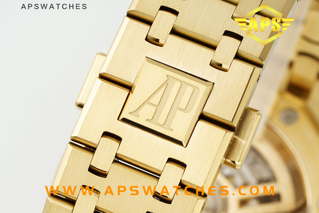 APS厂爱彼皇家26250系列金款烟灰金色盘复刻腕表